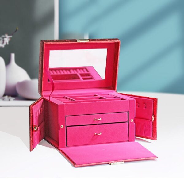 Boîte Bijoux Rose