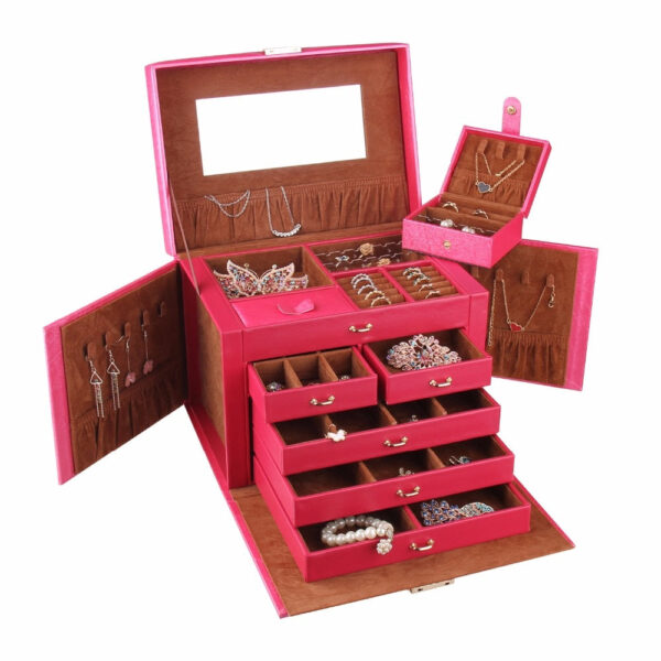 Boîte à Bijoux Rose Éternelle