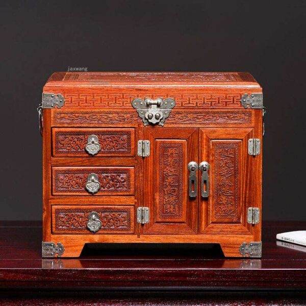 Boîte à Bijoux Chinoise Bois
