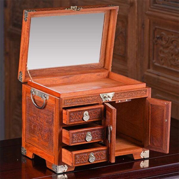 Boîte à Bijoux Chinoise Bois