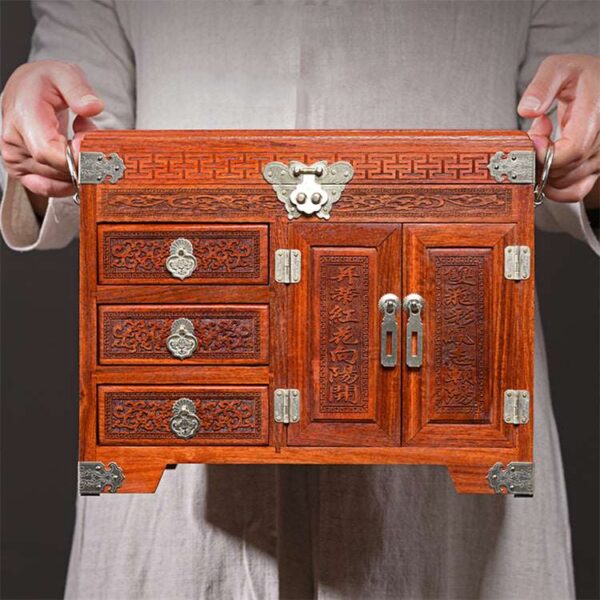 Boîte à Bijoux Chinoise Bois