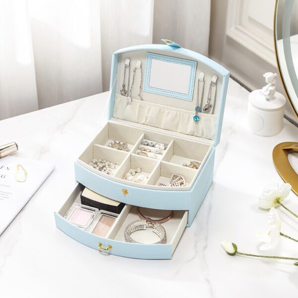 Boîte à Bijoux Femme Cuir