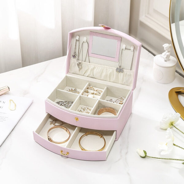 Boîte à Bijoux Femme Cuir