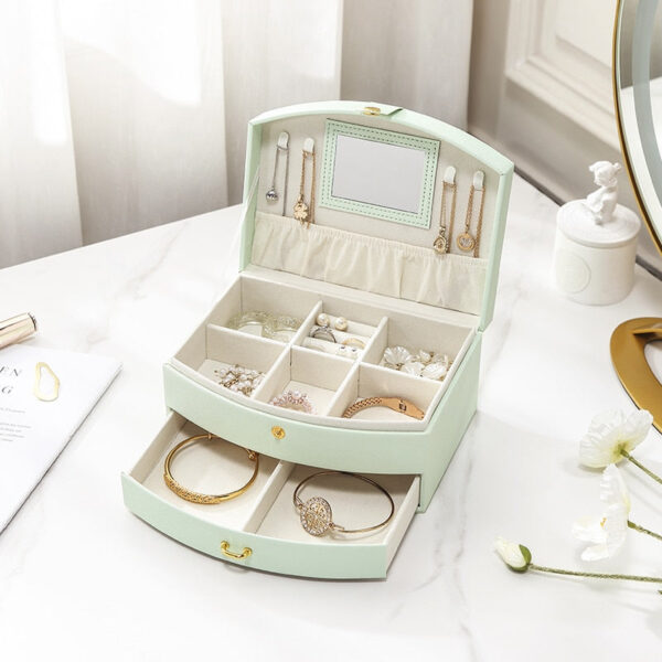Boîte à Bijoux Femme Cuir